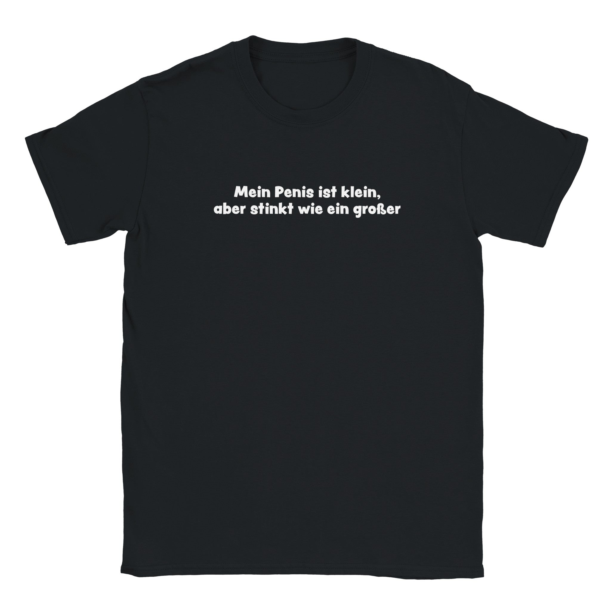 Unisex T-Shirt Mein Penis ist klein Todesvoll Unisex T-Shirt Mein Penis ist klein Todesvoll