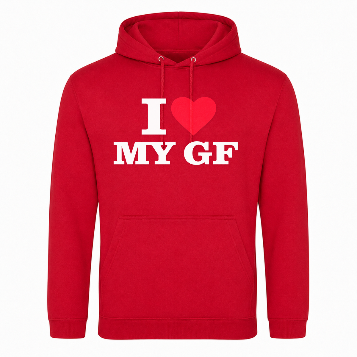 I ♥️  MY GF Unisex Hoodie - rot