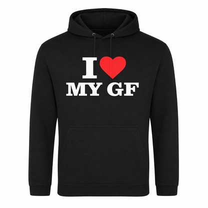 I ♥️  MY GF Unisex Hoodie - Schwarz