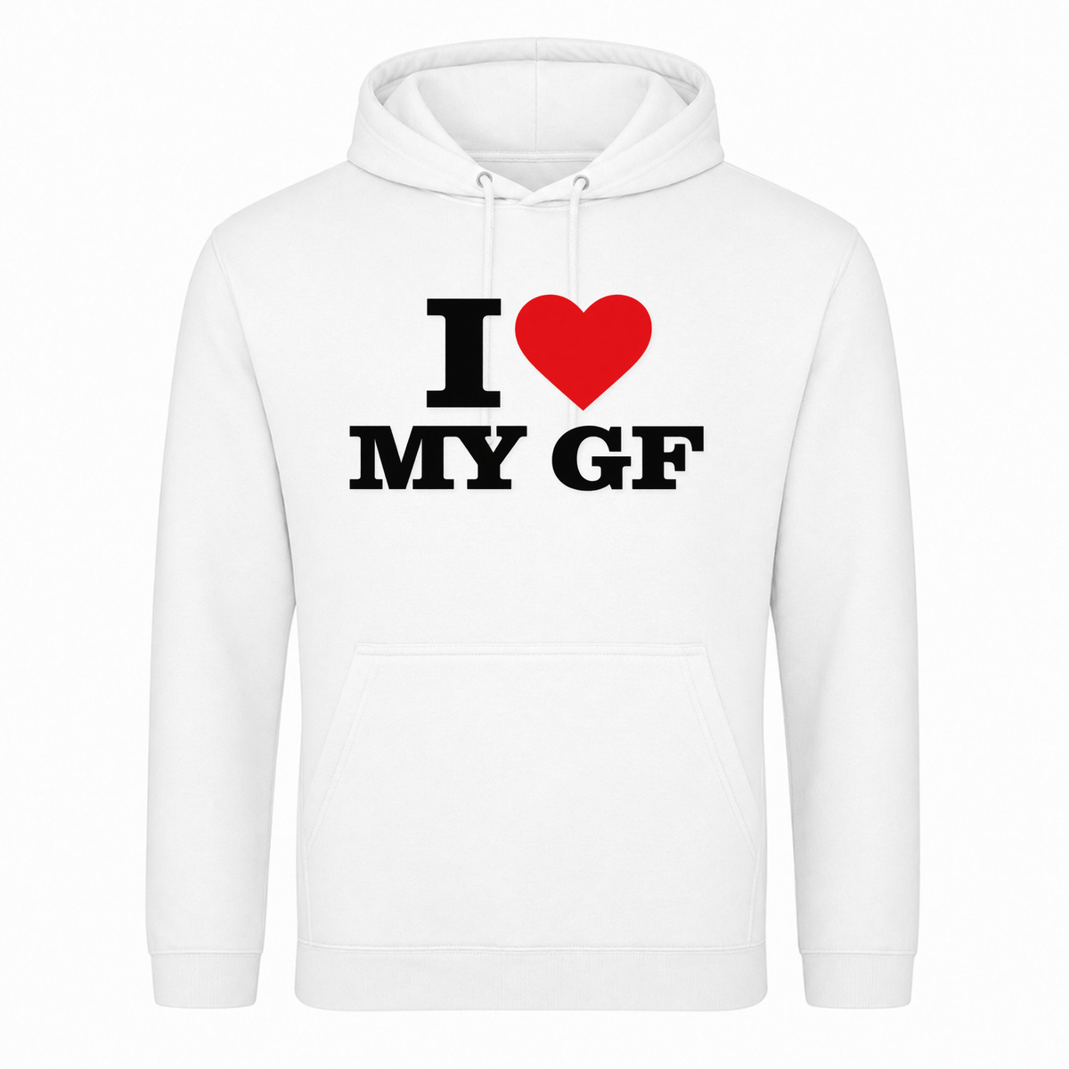 I ♥️  MY GF Unisex Hoodie - Weiß
