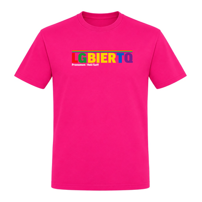 Unisex T-Shirt LGBIERTQ - Fuchsia