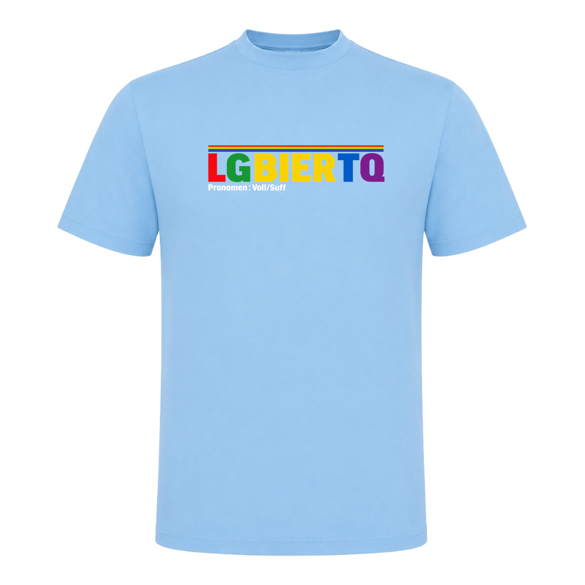 Unisex T-Shirt LGBIERTQ - Sky Blue
