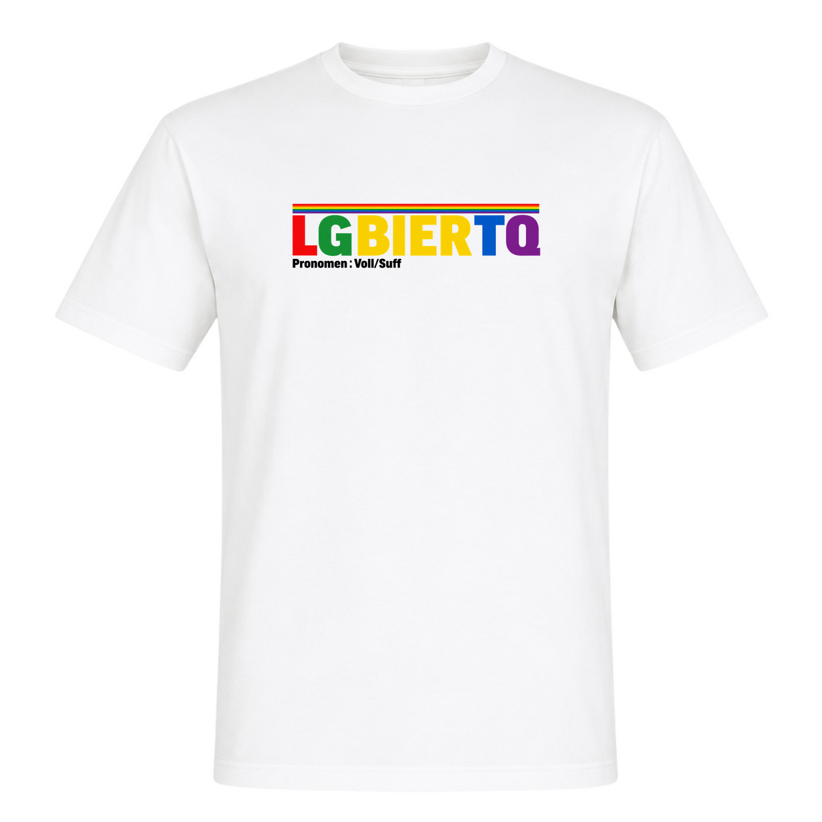 Unisex T-Shirt LGBIERTQ - White