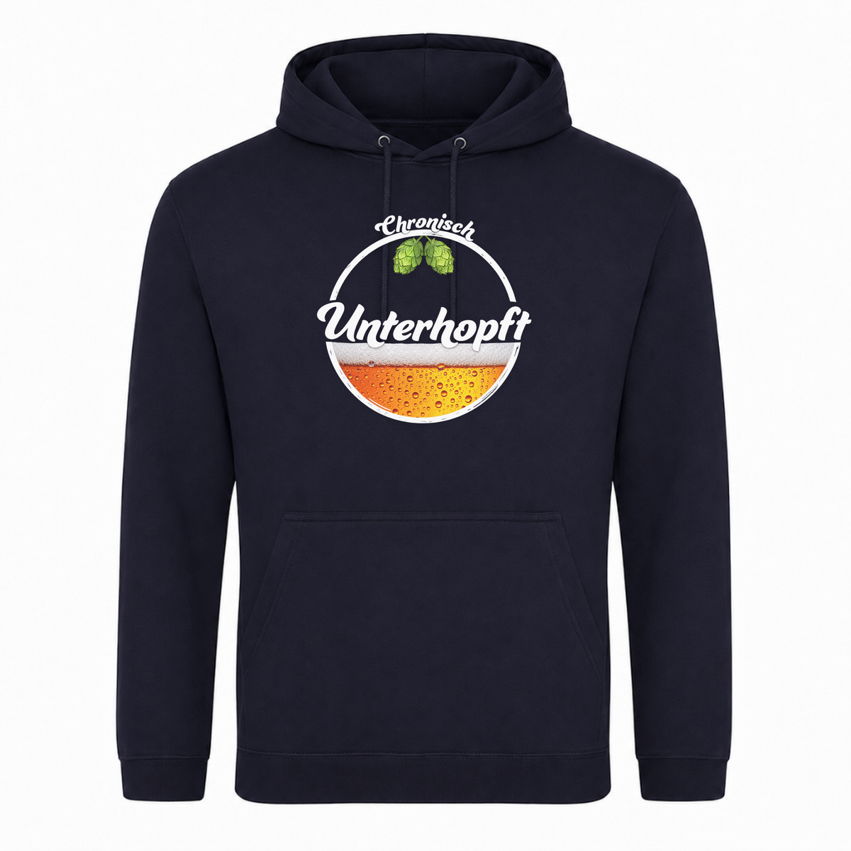 Unisex Hoodie Chronisch Unterhopft - French Navy