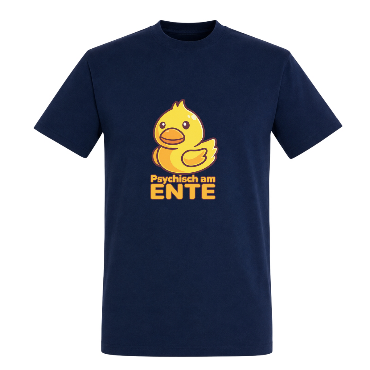 Unisex T-Shirt Psychisch am Ente - French Navy