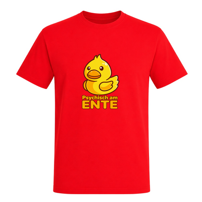 Unisex T-Shirt Psychisch am Ente - Red