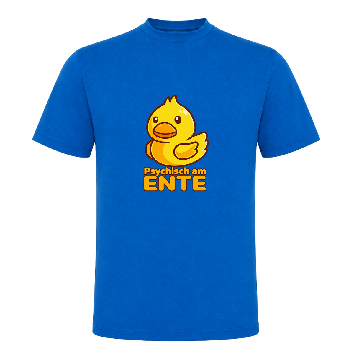 Unisex T-Shirt Psychisch am Ente - Royal Blue 241