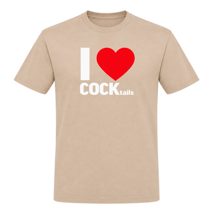 Unisex T-Shirt I Love Cocktails - Rope