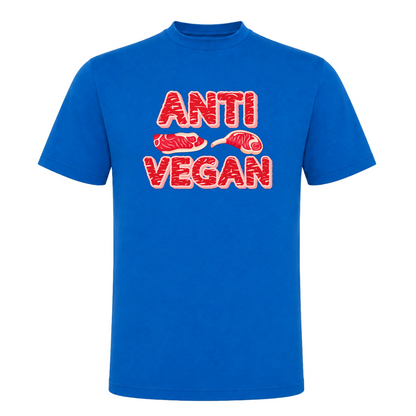 Unisex T-Shirt Anti Veganer - Royal Blue 241
