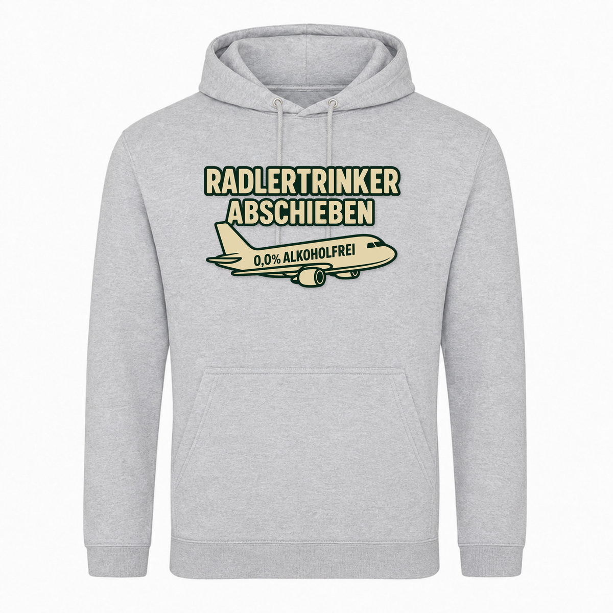 Unisex Hoodie Radlertrinker Abschieben -  Heather Grey