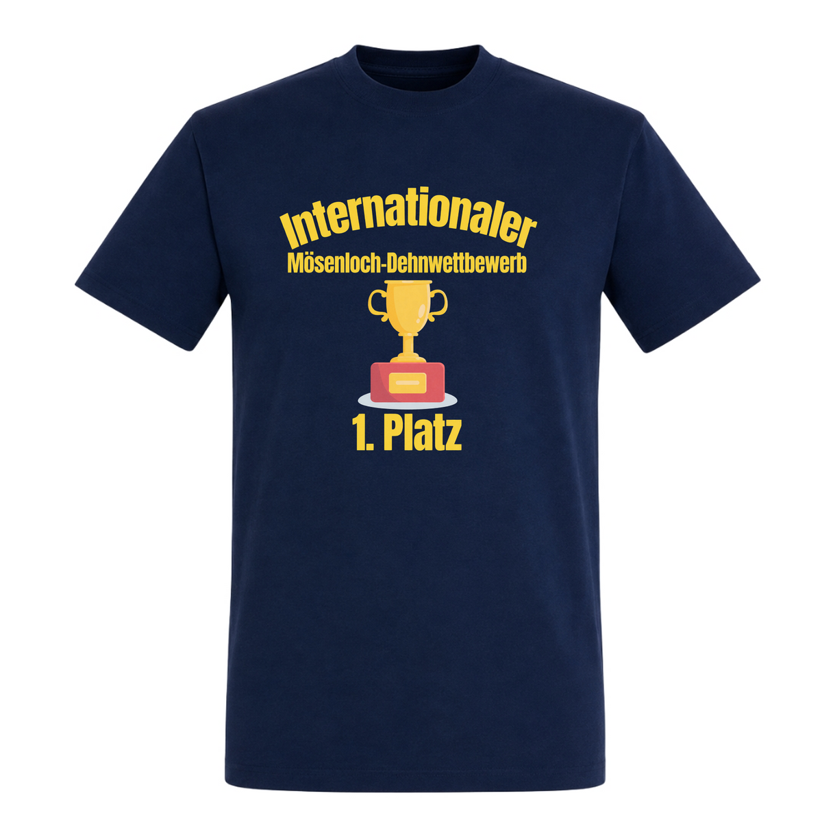 Unisex T-Shirt Mösenloch Wettbewerb - French Navy