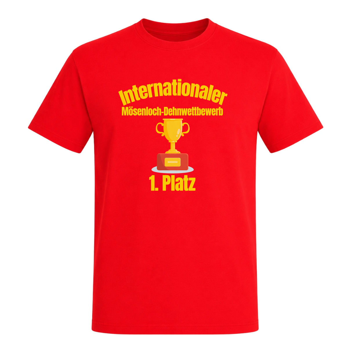 Unisex T-Shirt Mösenloch Wettbewerb - Red