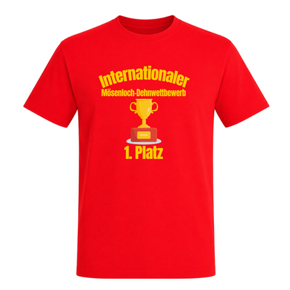 Unisex T-Shirt Mösenloch Wettbewerb - Red