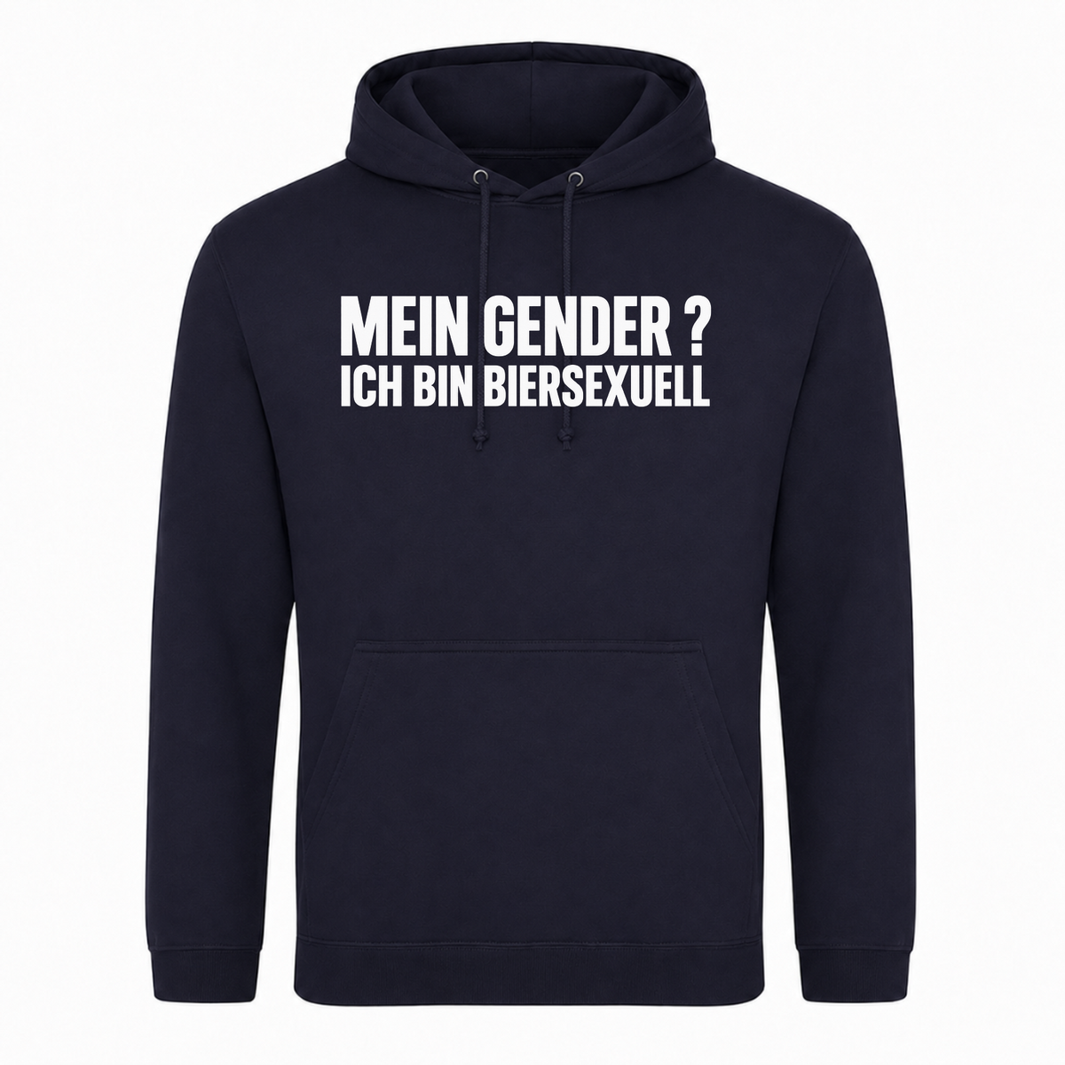 Unisex Hoodie Biersexuell - French Navy