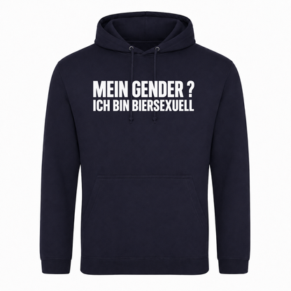 Unisex Hoodie Biersexuell - French Navy