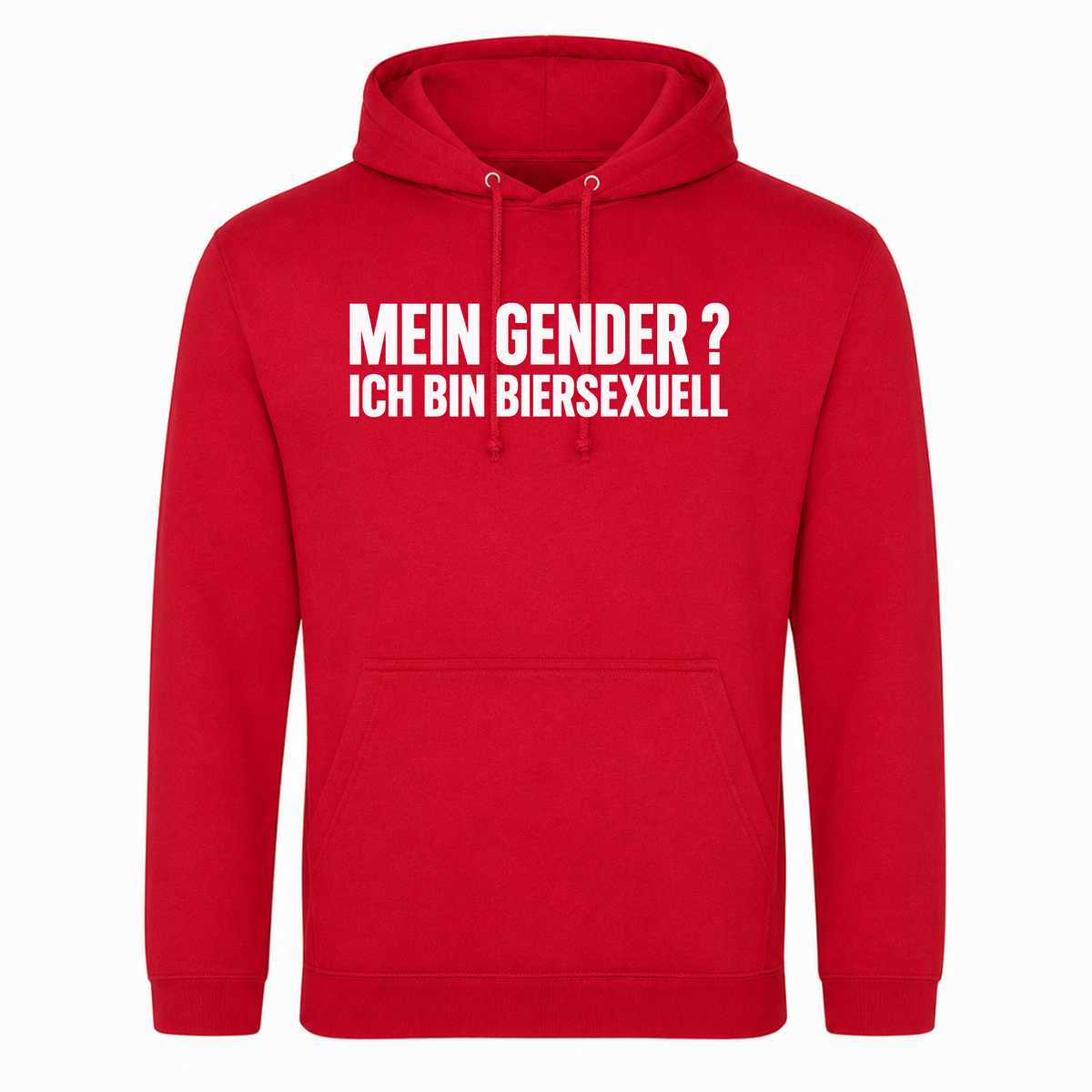 Unisex Hoodie Biersexuell - rot