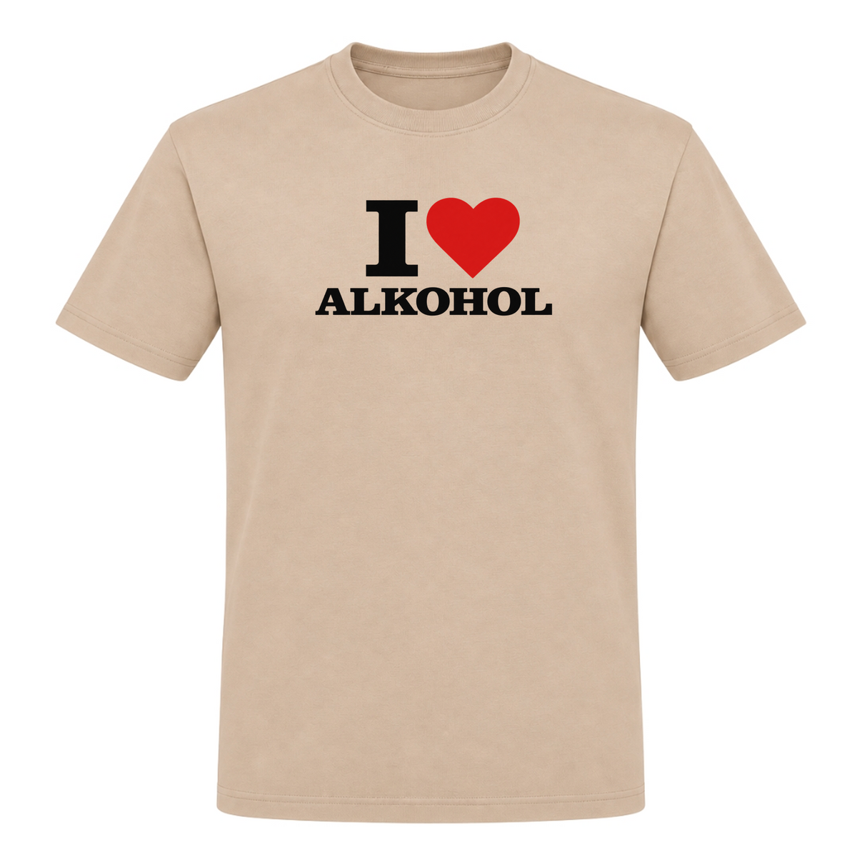 I ♥️ Alkohol Unisex T-Shirt - Rope