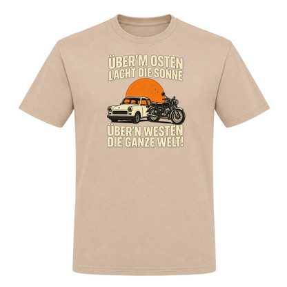 Unisex T-Shirt "BRAUNI" Überm Osten lacht die Sonne! - Rope
