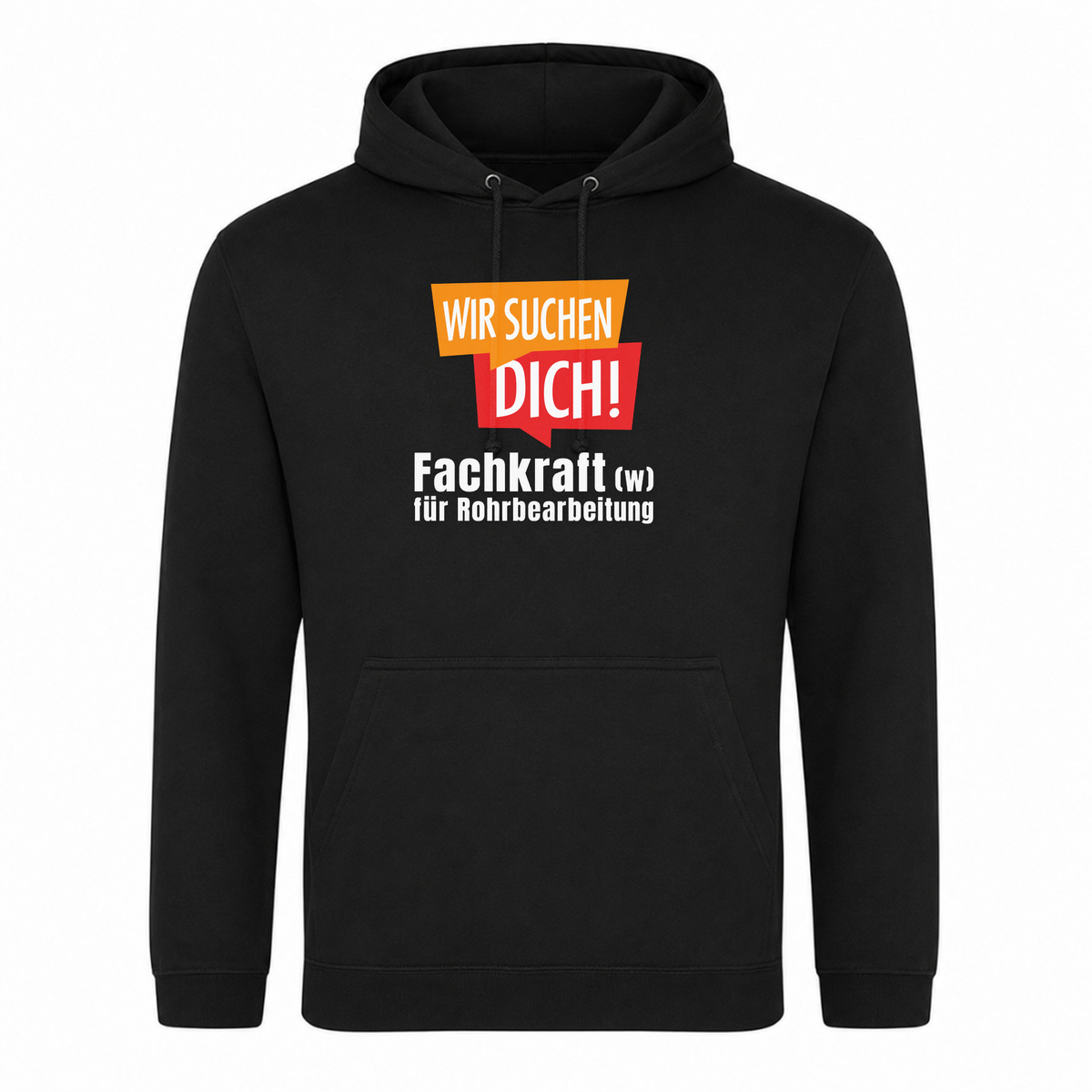 Unisex Hoodie Fachkraft für Rohrbearbeitung - Schwarz