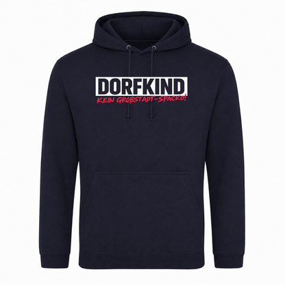 Unisex Hoodie Dorfkind, Kein Großstadt-Spacko! - French Navy
