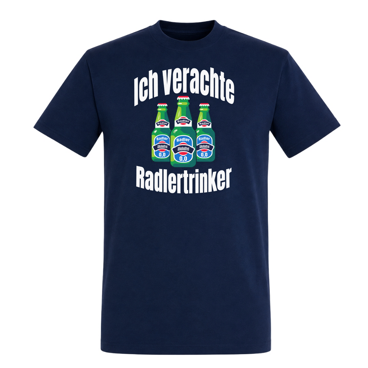 Unisex T-Shirt Ich verachte Radlertrinker - French Navy