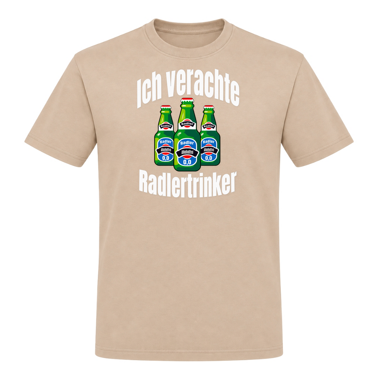 Unisex T-Shirt Ich verachte Radlertrinker - Rope