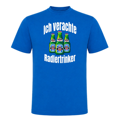 Unisex T-Shirt Ich verachte Radlertrinker - Royal Blue 241