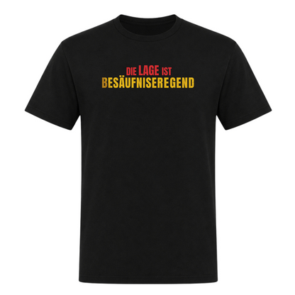 Unisex T-Shirt Besäufniserregend - Deep Black