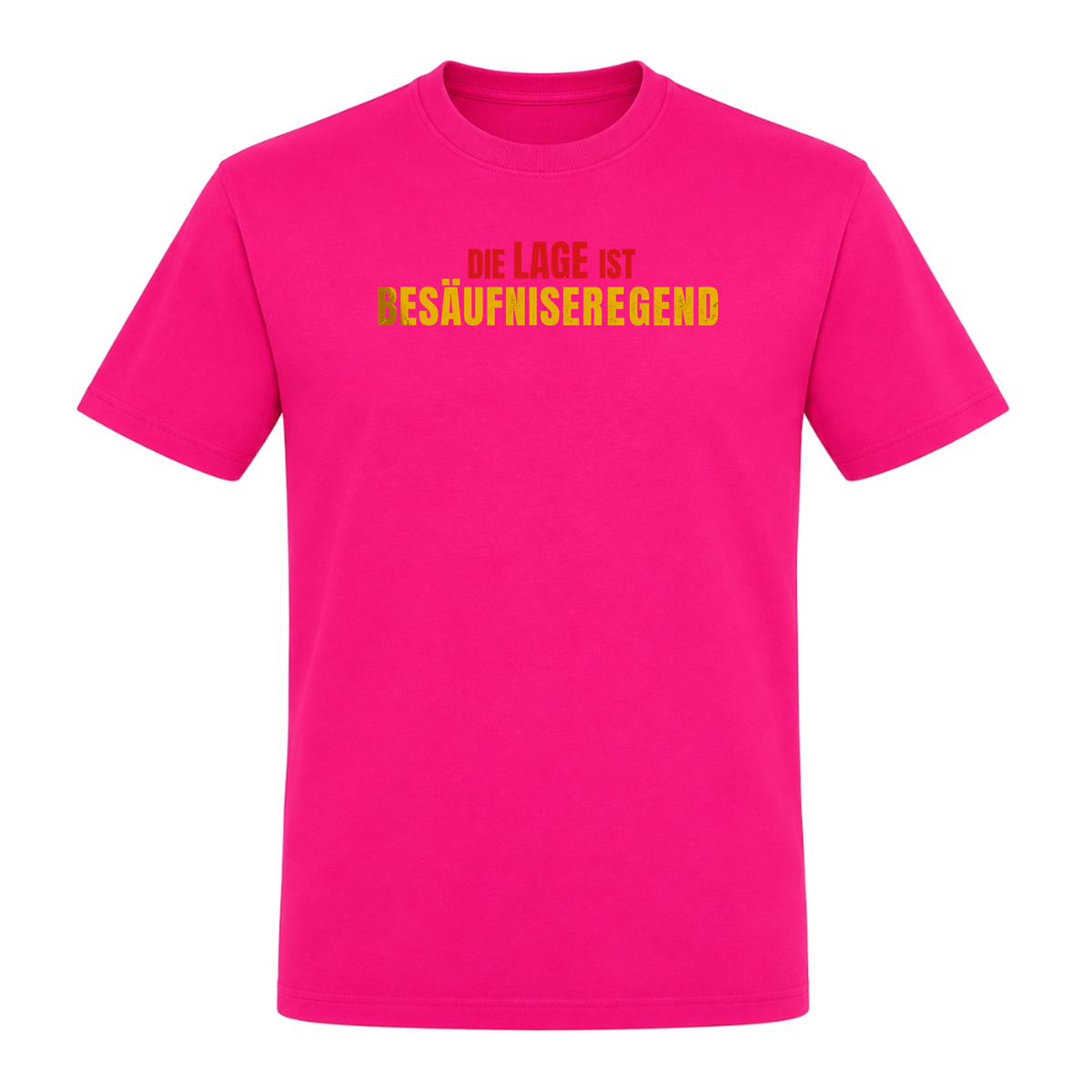 Unisex T-Shirt Besäufniserregend - Fuchsia