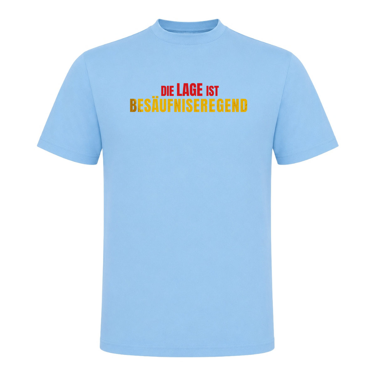 Unisex T-Shirt Besäufniserregend - Sky Blue