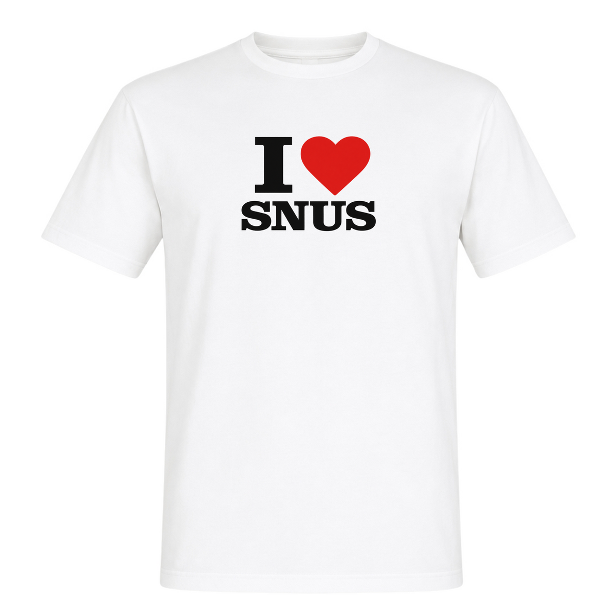 I ♥️ Snus Unisex T-Shirt - White