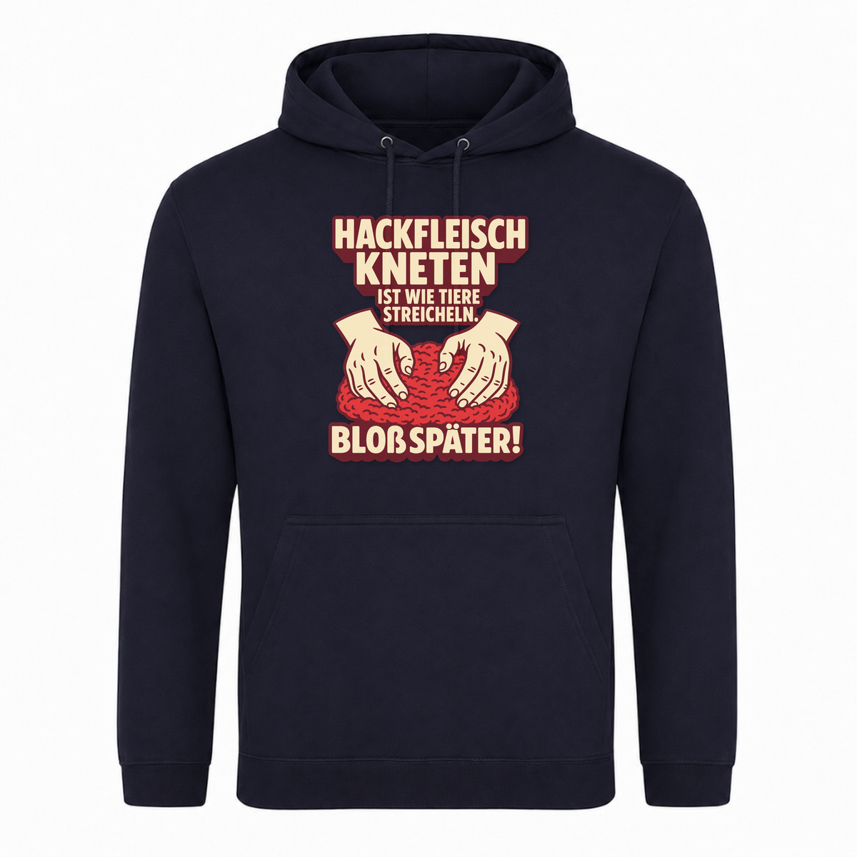 Unisex Hoodie Hackfleisch Kneten - French Navy