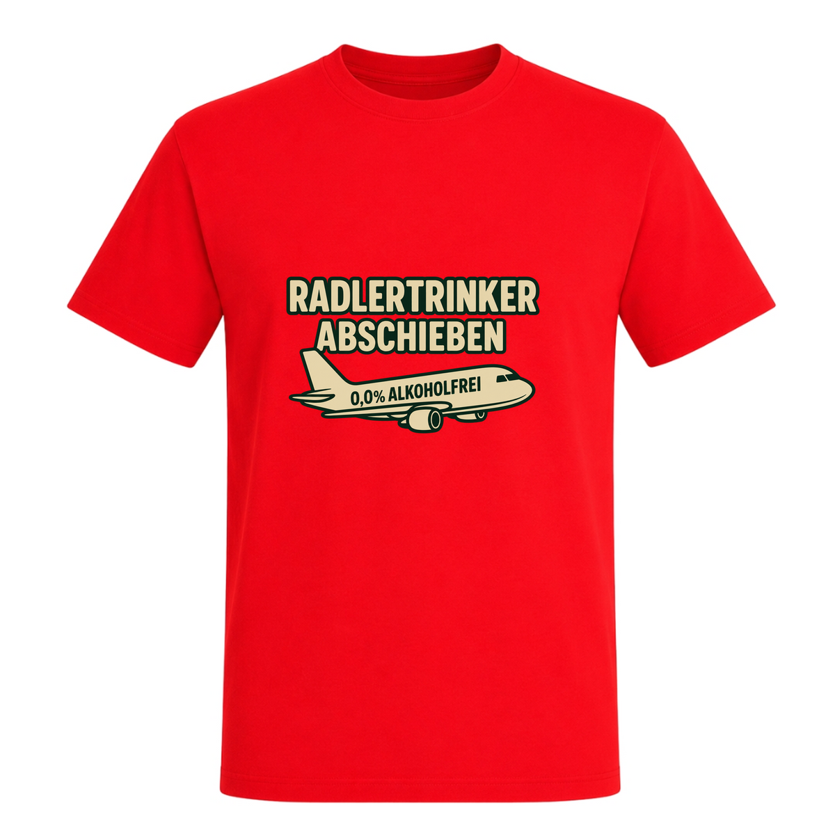 Unisex T-Shirt Radlertrinker Abschieben - Red