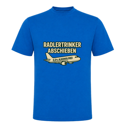 Unisex T-Shirt Radlertrinker Abschieben - Royal Blue 241