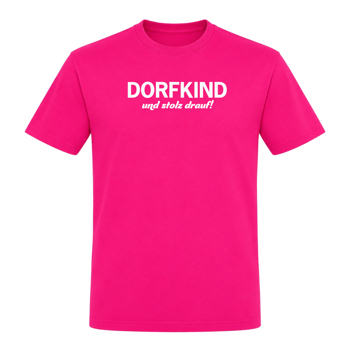 Unisex T-Shirt Dorfkind - Fuchsia