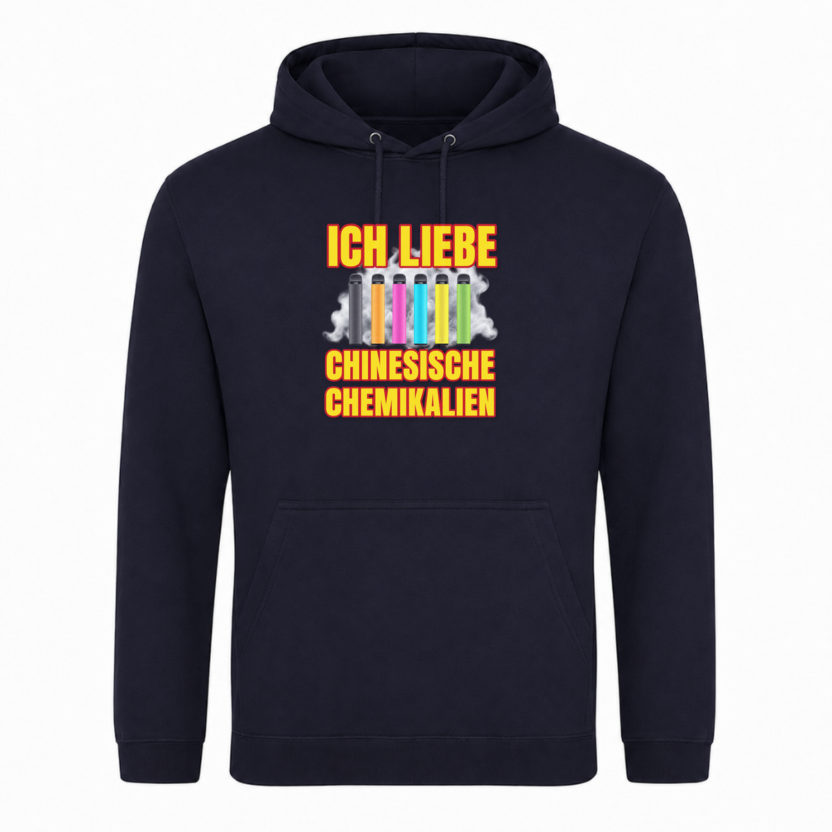 Unisex Hoodie Ich Liebe Chinesische Chemikalien - French Navy