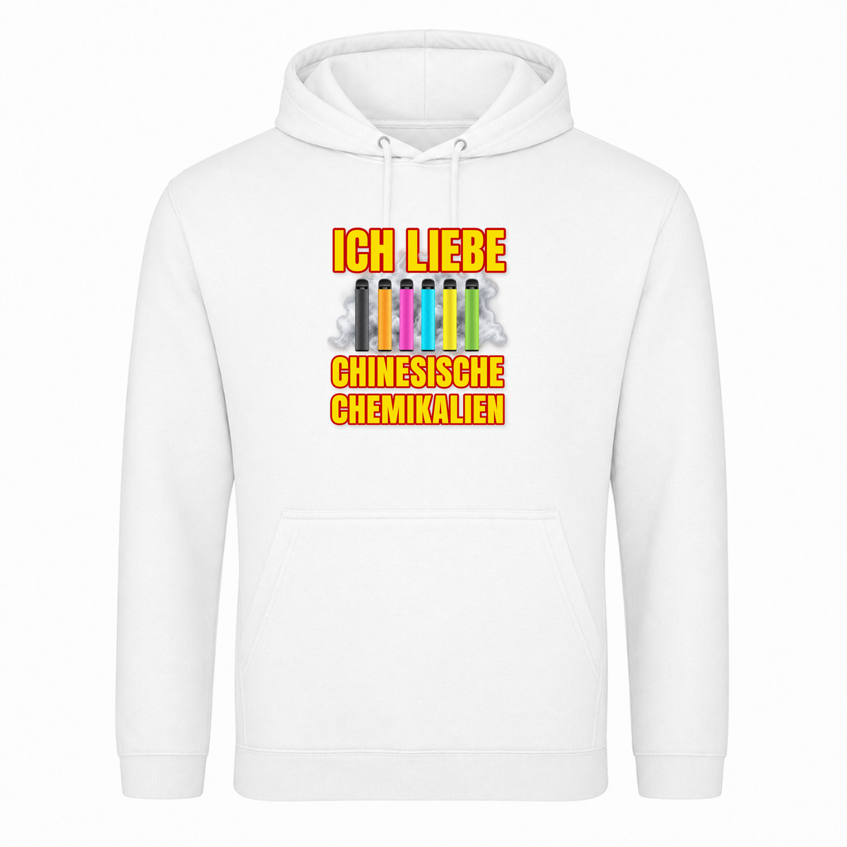 Unisex Hoodie Ich Liebe Chinesische Chemikalien - Weiß