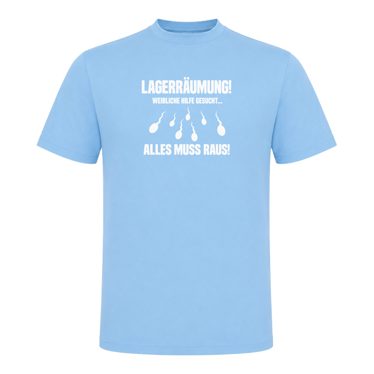 Unisex T-Shirt Lagerräumung - Sky Blue