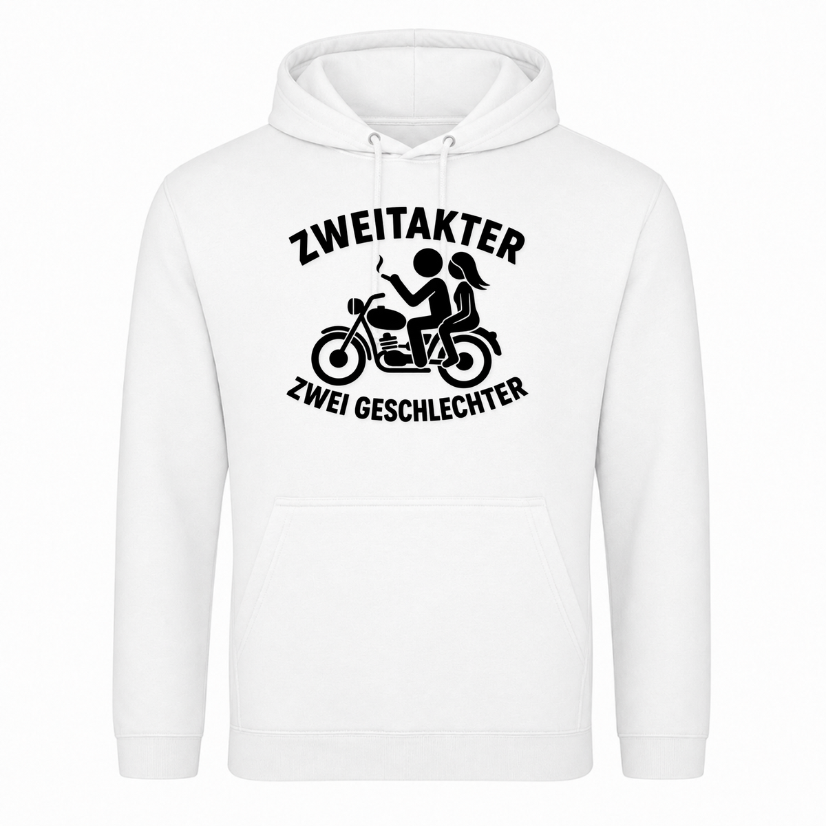 Unisex Hoodie ZWEITAKTER - Weiß