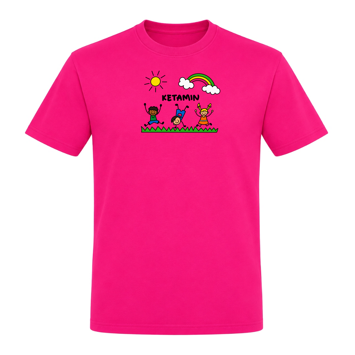 Unisex T-Shirt Ketamin - Fuchsia