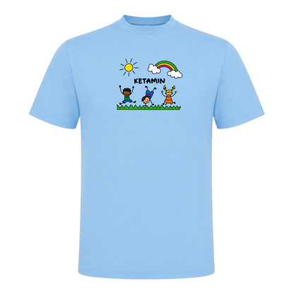 Unisex T-Shirt Ketamin - Sky Blue