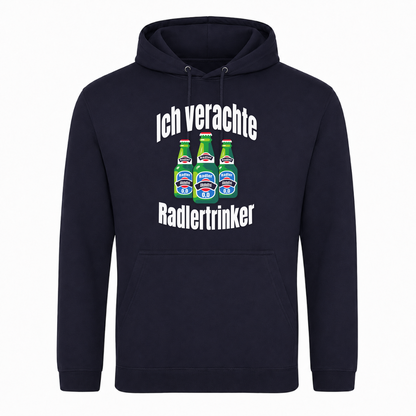 Unisex Hoodie Ich verachte Radlertrinker - French Navy