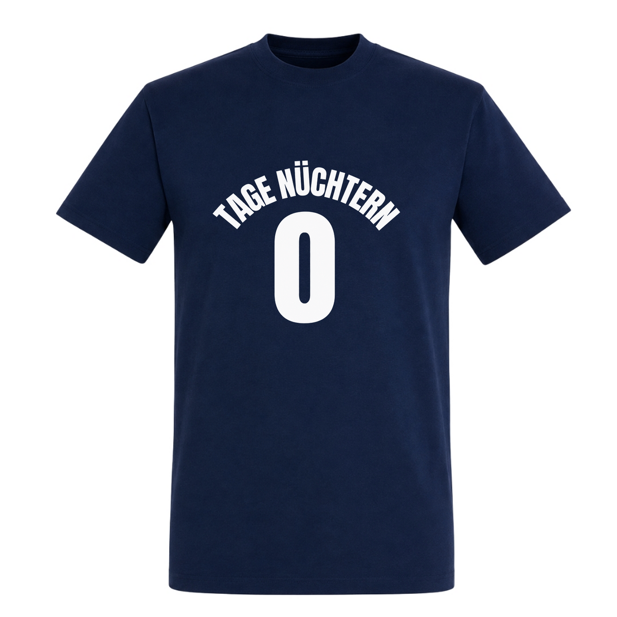 Unisex T-Shirt Tage Nüchtern - French Navy