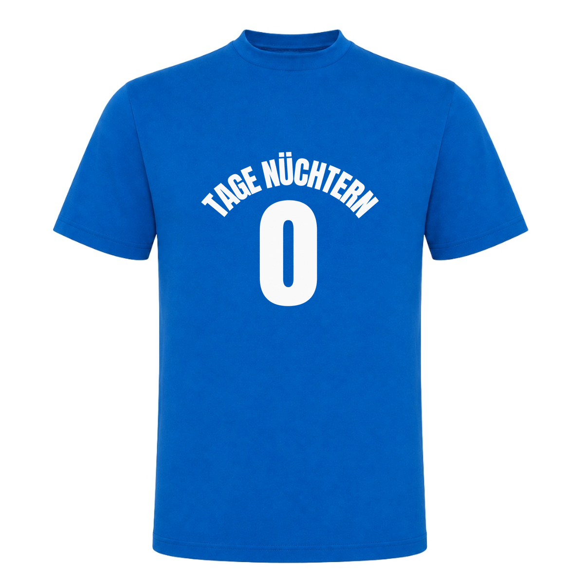 Unisex T-Shirt Tage Nüchtern - Royal Blue 241
