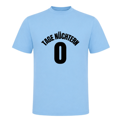 Unisex T-Shirt Tage Nüchtern - Sky Blue