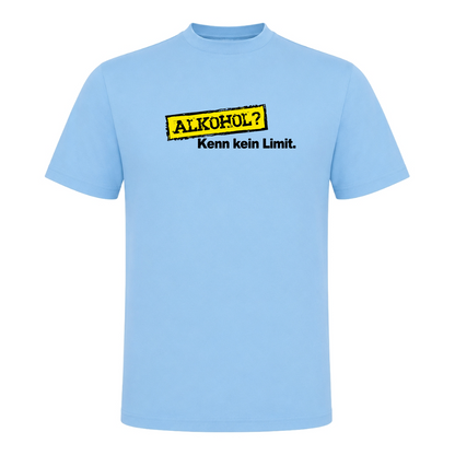 Unisex T-Shirt Kenn kein Limit - Sky Blue