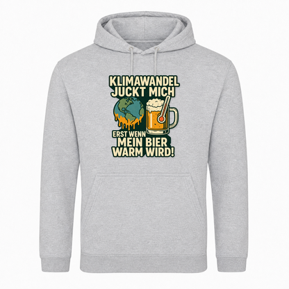 Unisex Hoodie Klimawandel -  Heather Grey