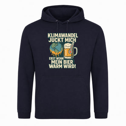 Unisex Hoodie Klimawandel - French Navy