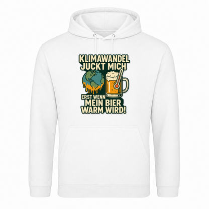 Unisex Hoodie Klimawandel - Weiß