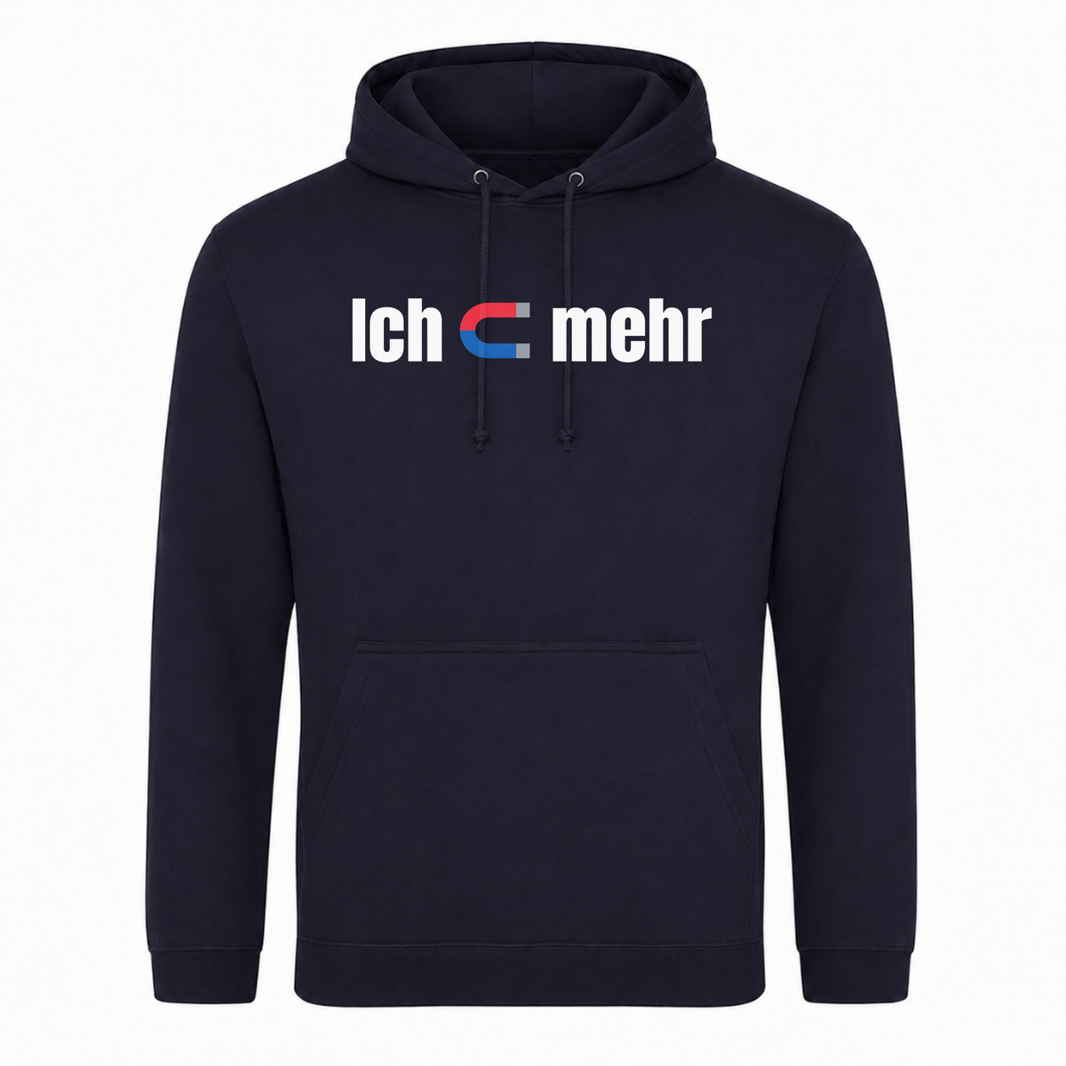 Unisex Hoodie Ich Magnet mehr - French Navy